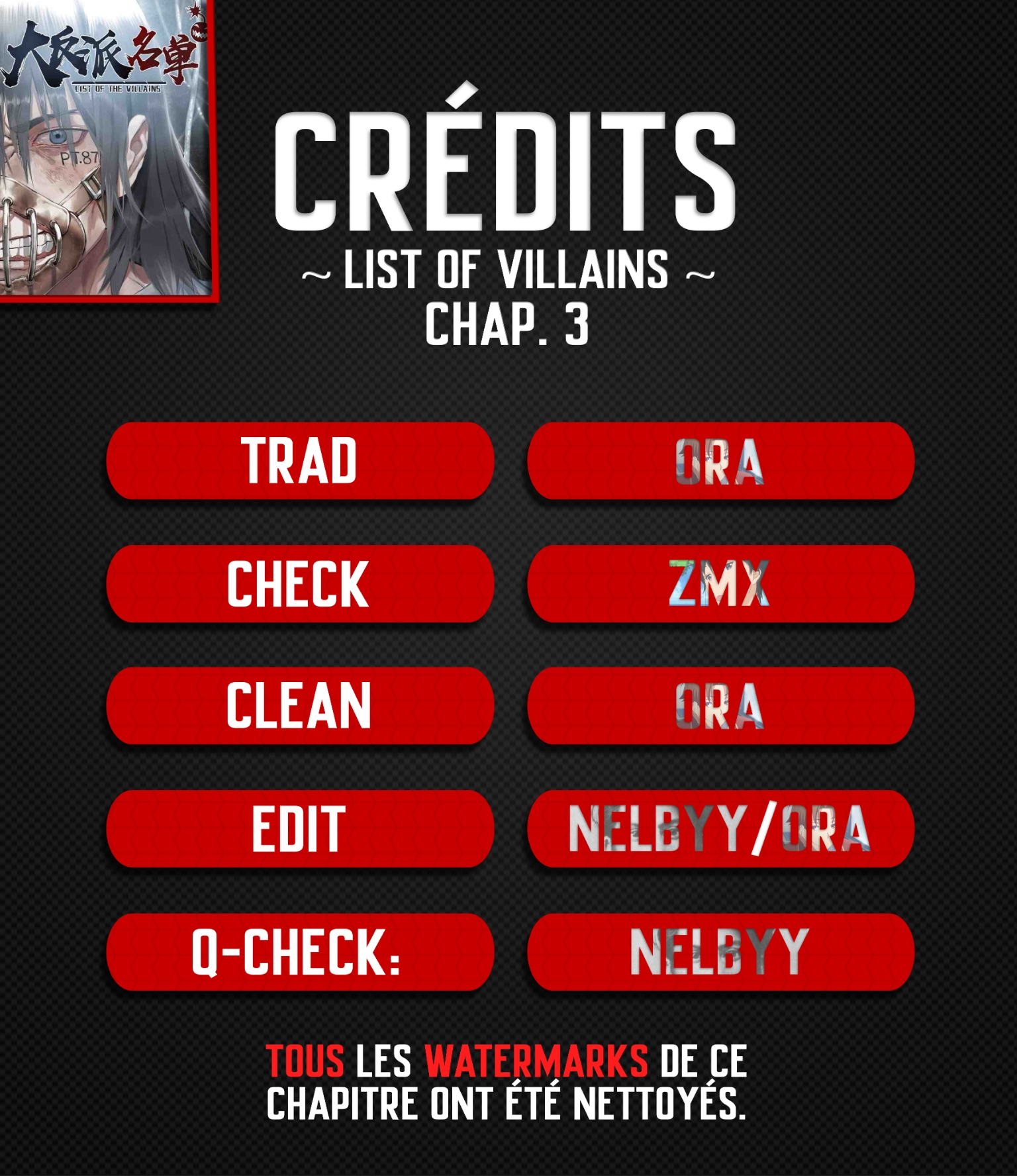 List Of The Villains: Chapter 3 - Page 1